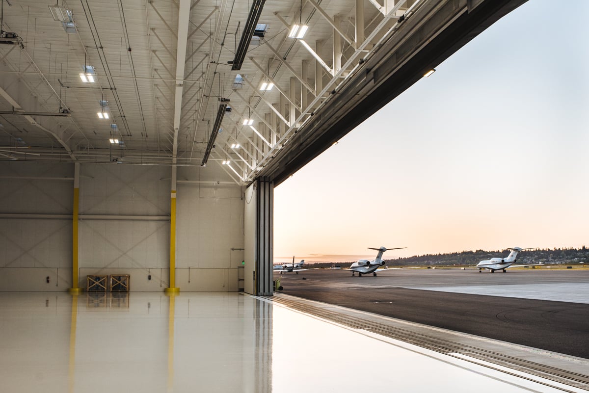 Hangar Doors Stacked