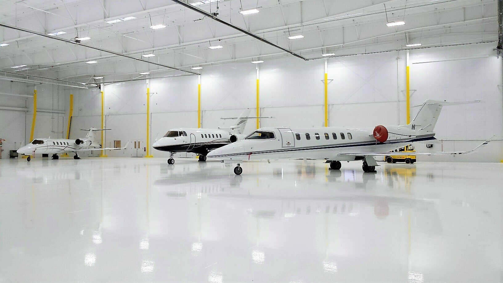 Atlantic Hangar 1 with Jets - Tail numbers removed